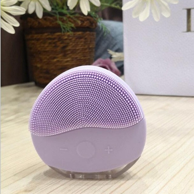 Mini Electric Facial Cleaning Massage Brush